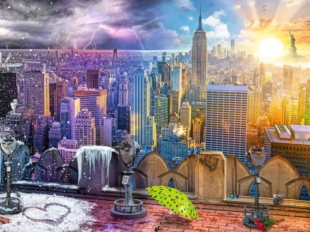 Ravensburger Puzzle 1500pc - Seasons of New York