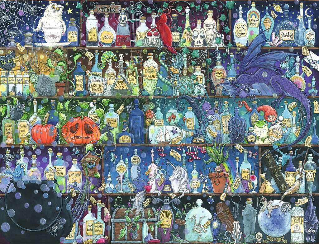 Ravensburger Puzzle 2000pc - Poisons and Potions