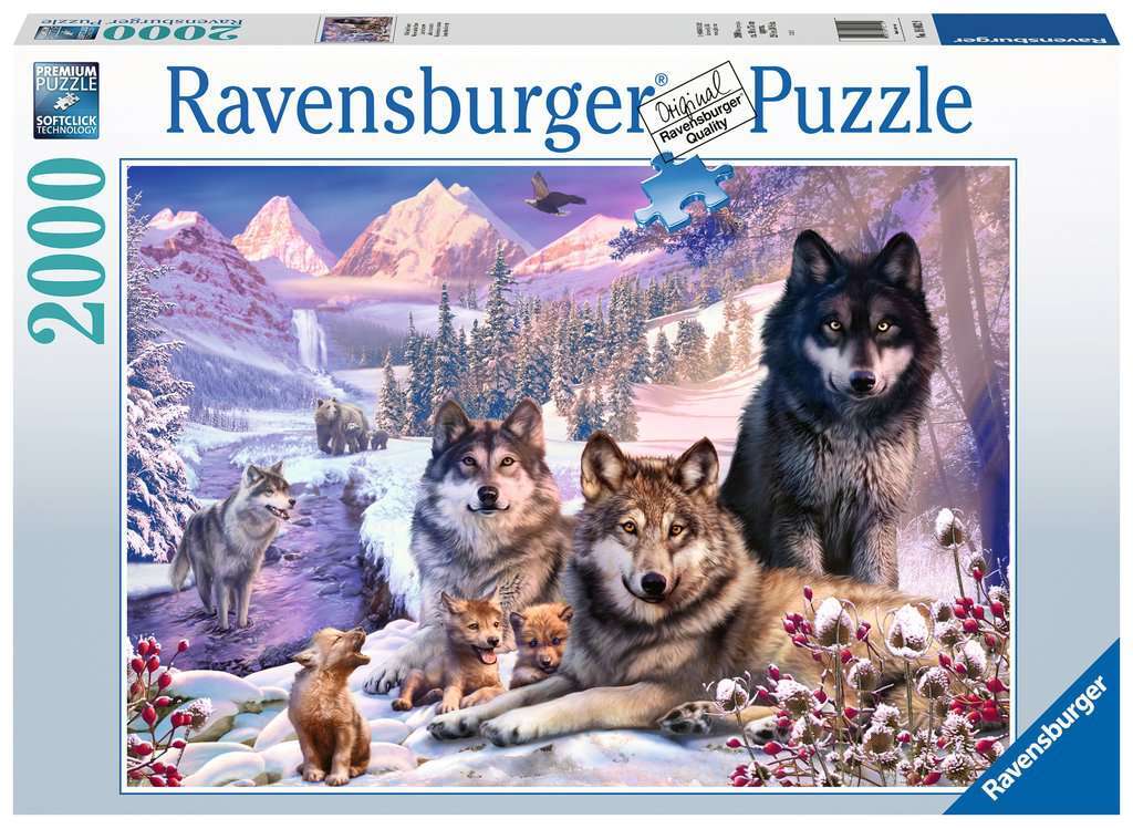 Ravensburger Puzzle 2000pc - Wolves in the Snow