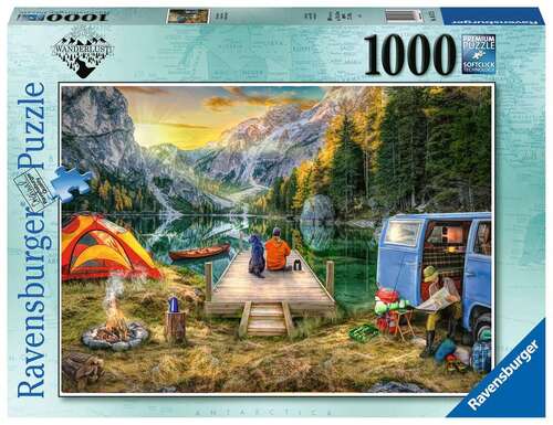 Ravensburger Puzzle 1000pc - Wanderlust Calm Campsite