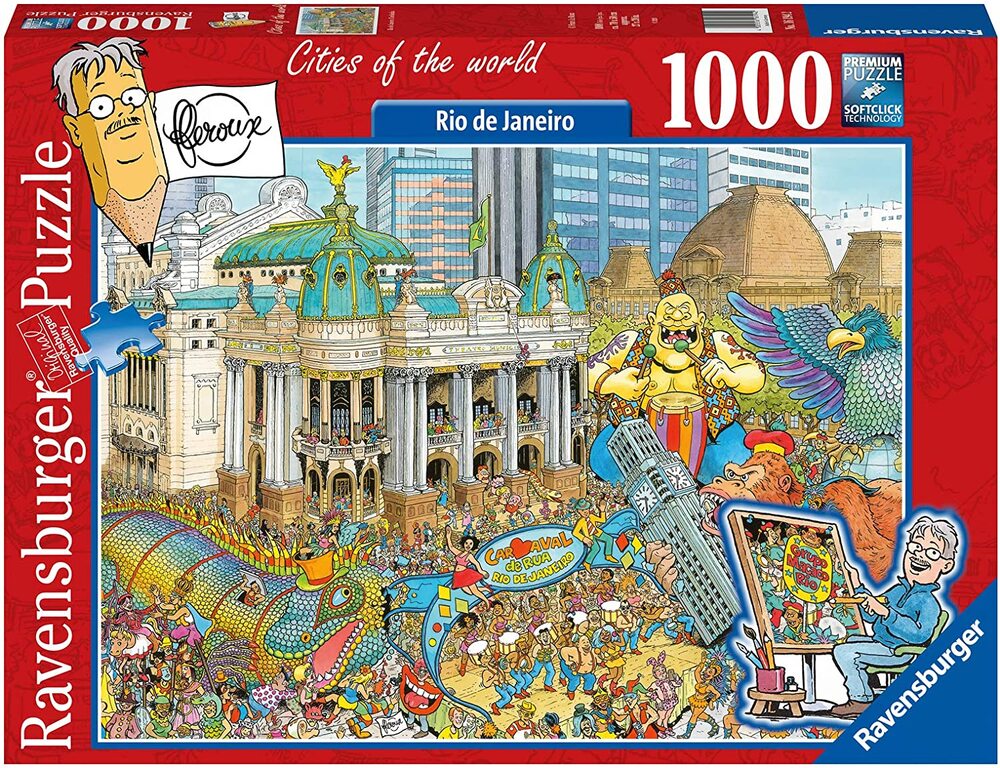 Ravensburger Puzzle 1000pc - Rio de Janeiro Cinelandia