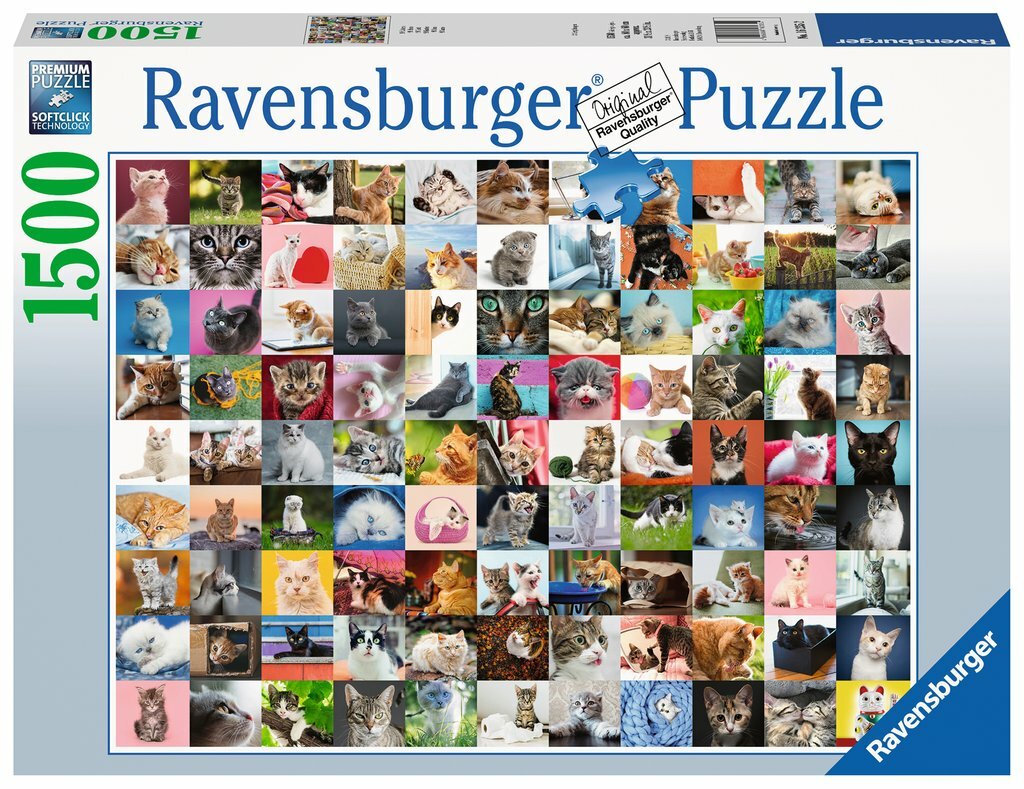 Ravensburger Puzzle 1500pc - 99 Cats