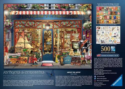 Ravensburger Puzzle 500pc - Antiques and Curiosities