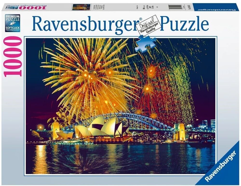 Ravensburger Puzzle 1000pc - Fireworks Over Sydney Australia