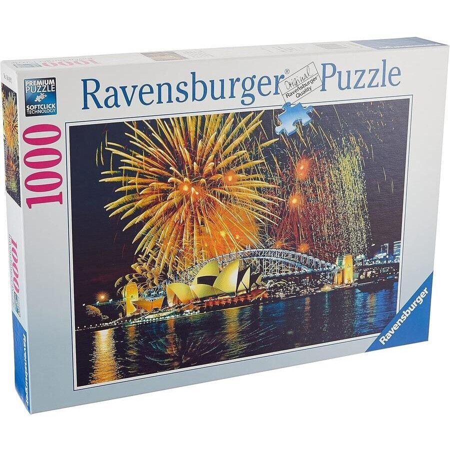 Ravensburger Puzzle 1000pc - Fireworks Over Sydney Australia