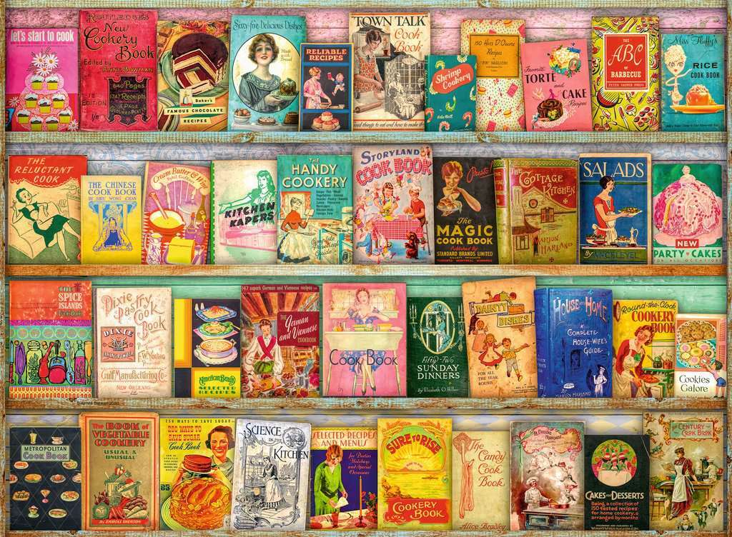 Ravensburger Puzzle 500pc - Vintage Cook Books