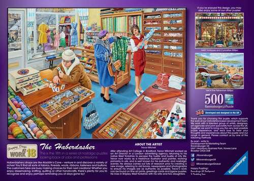 Ravensburger Puzzle 500pc - The Haberdasher