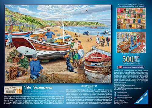 Ravensburger Puzzle 500pc - The Fisherman