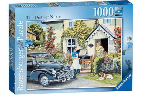 Ravensburger Puzzle 1000pc - The District Nurse