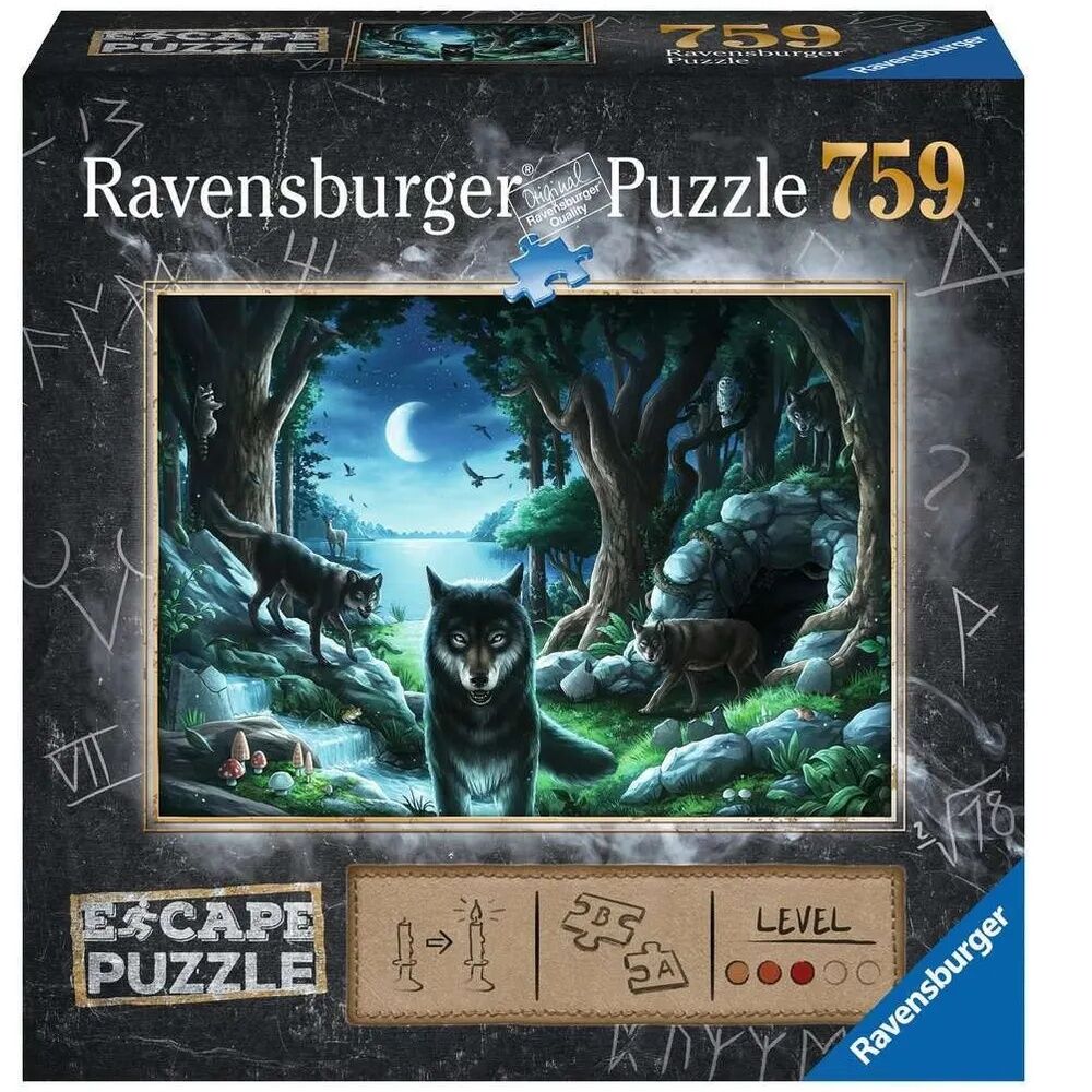 Ravensburger Puzzle 759pc - Escape 7 The Curse of the Wolves