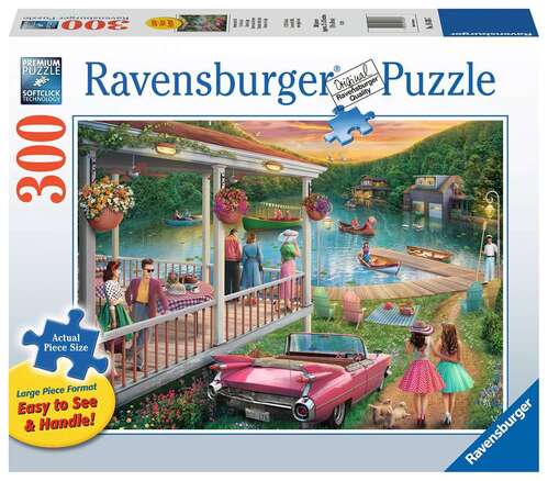 Ravensburger Puzzle 300pc Large Format - Summer at the Lake
