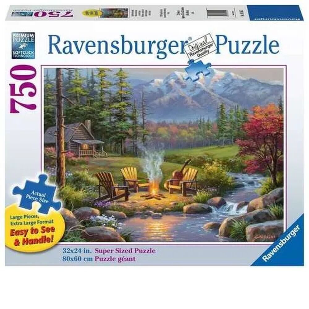 Ravensburger Puzzle 750pc Large Format - Riverside Livingroom