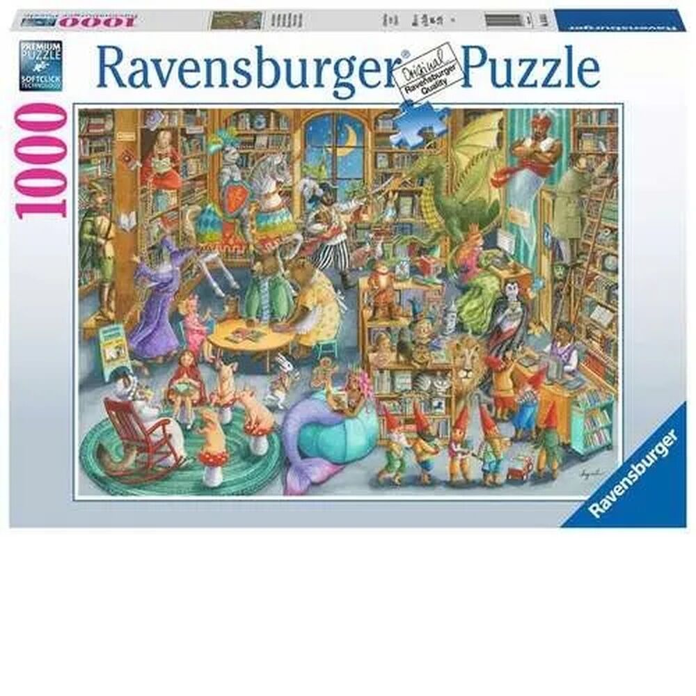 Ravensburger Puzzle 1000pc - Midnight at the Library