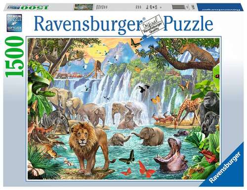 Ravensburger Puzzle 1500pc - Waterfall Safari