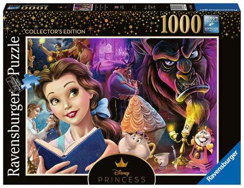 Ravensburger Puzzle 1000pc - Disney Princess Heroines Beauty & The Beast Belle