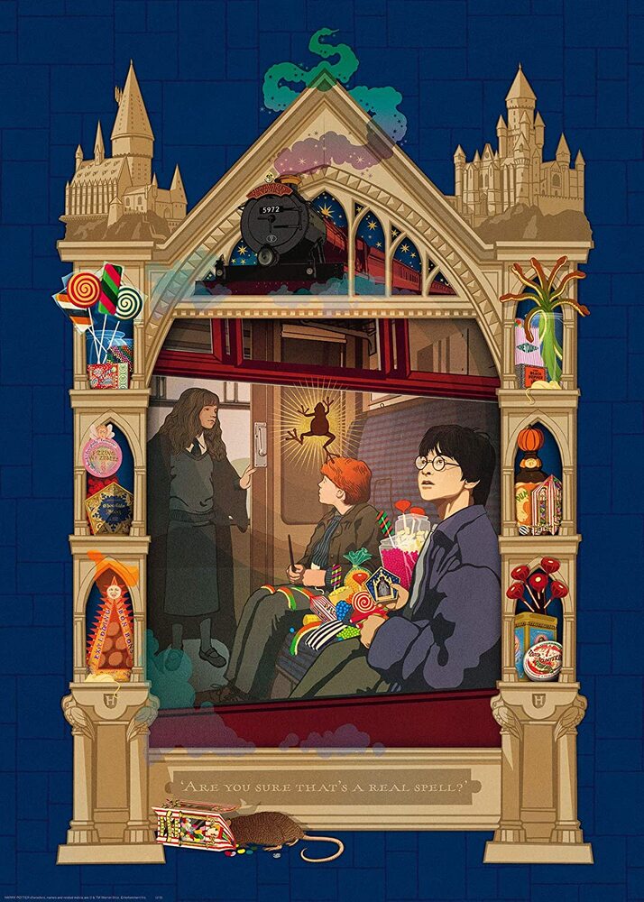 Ravensburger Puzzle 1000pc - Harry Potter On The Way To Hogwarts