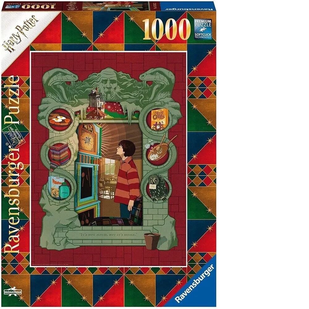 Ravensburger Puzzle 1000pc - Harry Potter At Home With The Weasley Family