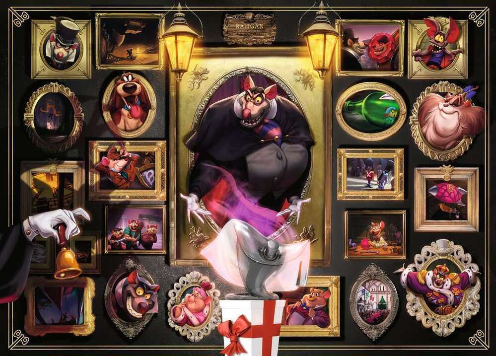 Ravensburger Puzzle 1000pc - Disney Villainous Ratigan