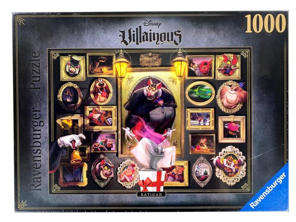 Ravensburger Puzzle 1000pc - Disney Villainous Ratigan