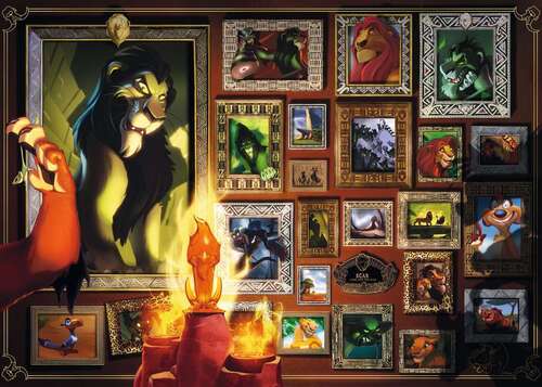 Ravensburger Puzzle 1000pc - Disney Villainous Scar