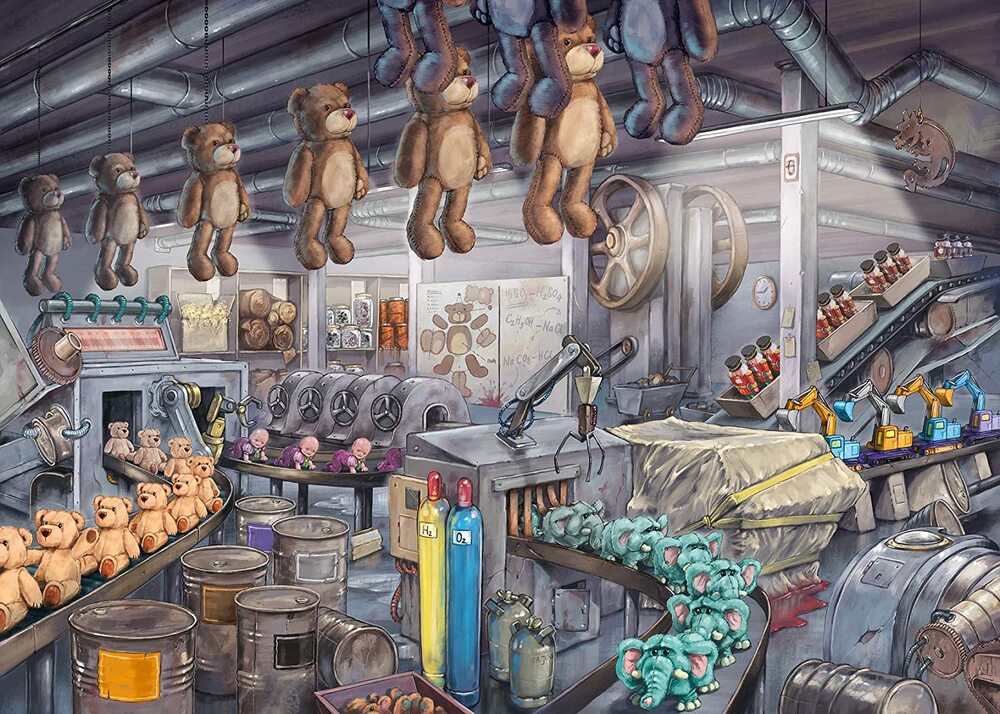 Ravensburger Puzzle 368pc - Escape Toy Factory