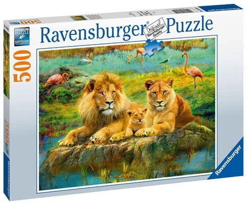 Ravensburger Puzzle 500pc - Lions in the Savannah