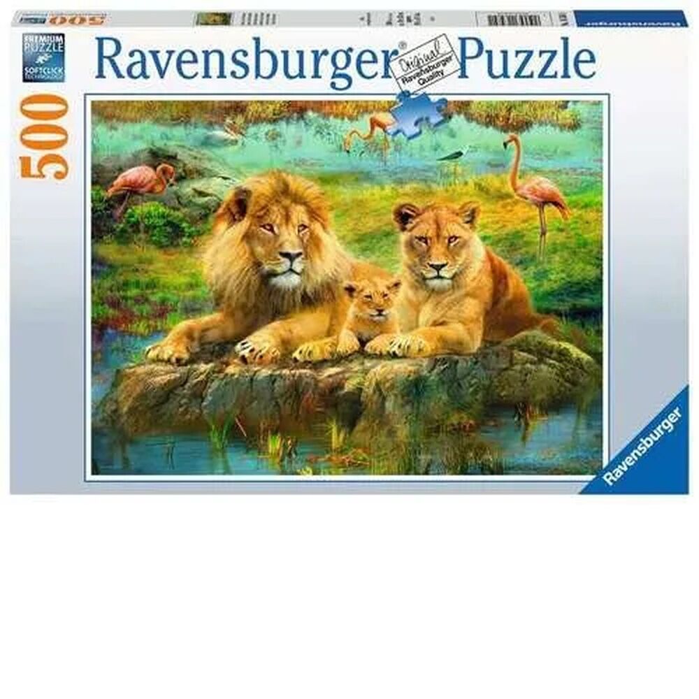 Ravensburger Puzzle 500pc - Lions in the Savannah