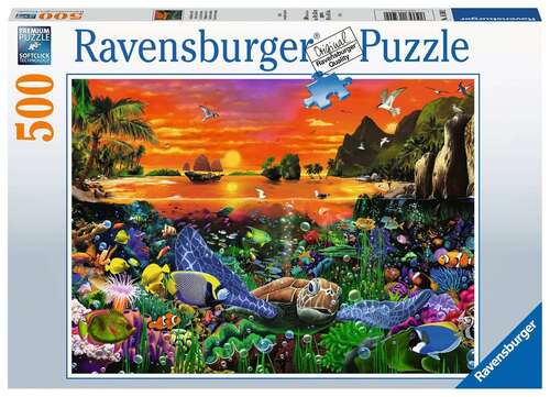Ravensburger Puzzle 500pc - Turtle in the Reef