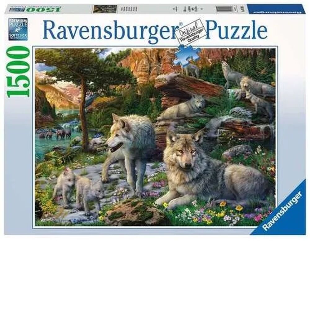 Ravensburger Puzzle 1500pc - Wolves in Spring