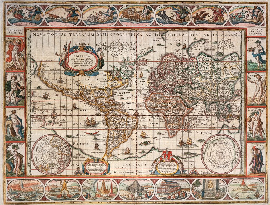 Ravensburger Puzzle 2000pc - Map Of World From 1650