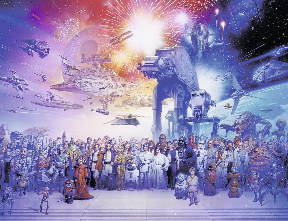 Ravensburger Puzzle 2000pc - Star Wars Universum