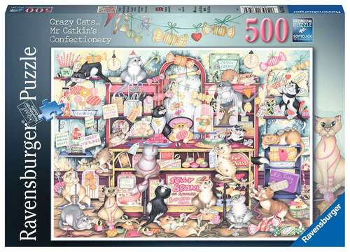 Ravensburger Puzzle 500pc - Mr Catkin’s Confectionery