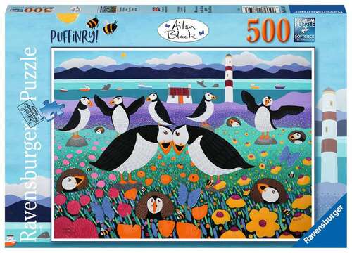 Ravensburger Puzzle 500pc - Puffinry!