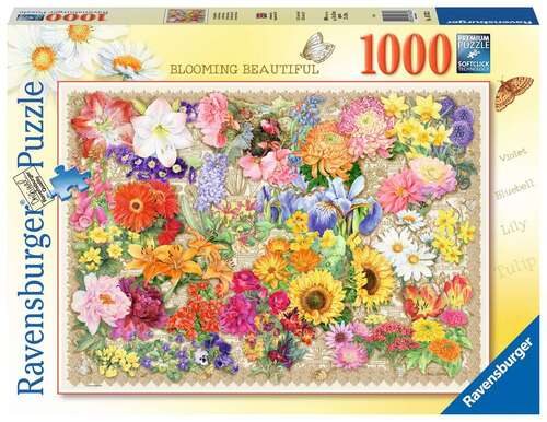 Ravensburger Puzzle 1000pc - Blooming Beautiful