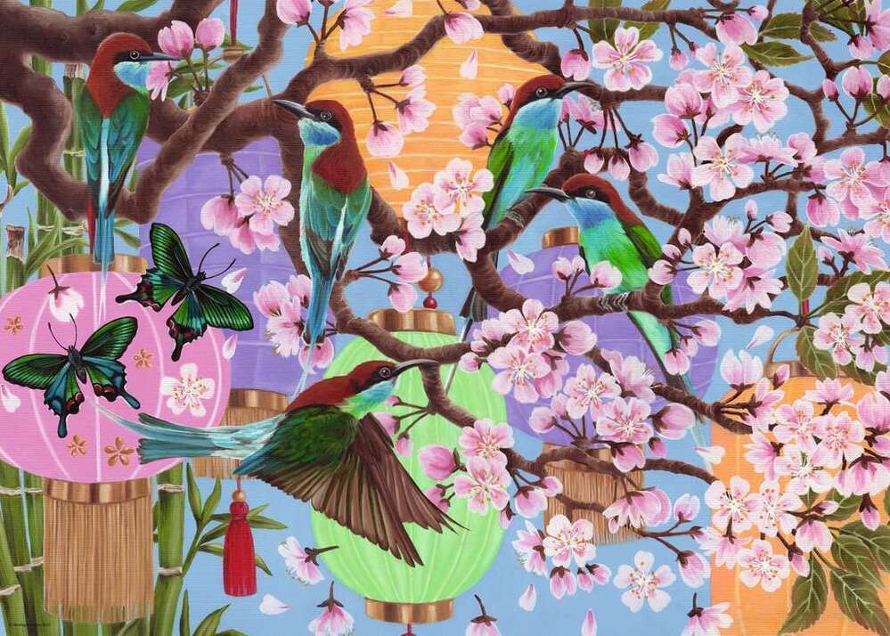 Ravensburger Puzzle 1000pc - Cherry Blossom Time
