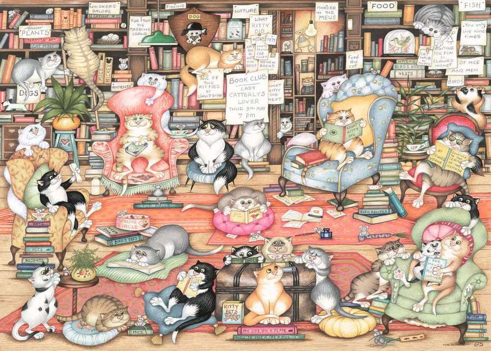 Ravensburger Puzzle 1000pc - Bingley’s Bookclub