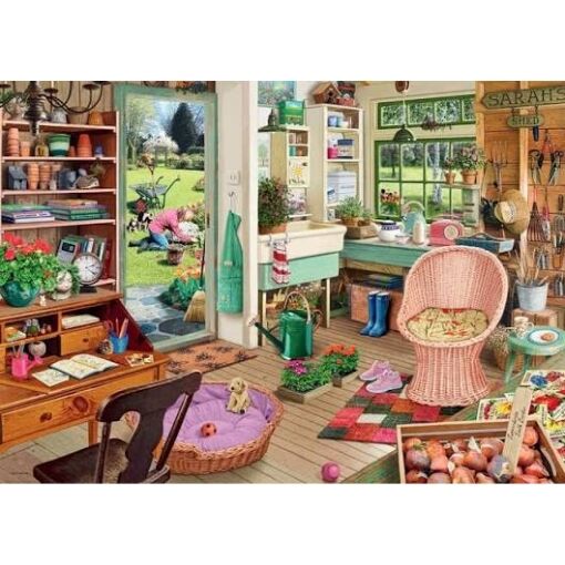 Ravensburger Puzzle 1000pc - My Haven No 8 The Gardeners Shed