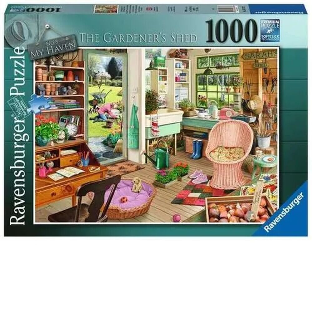 Ravensburger Puzzle 1000pc - My Haven No 8 The Gardeners Shed
