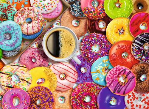 Ravensburger Puzzle 500pc - Doughnut Disturb!
