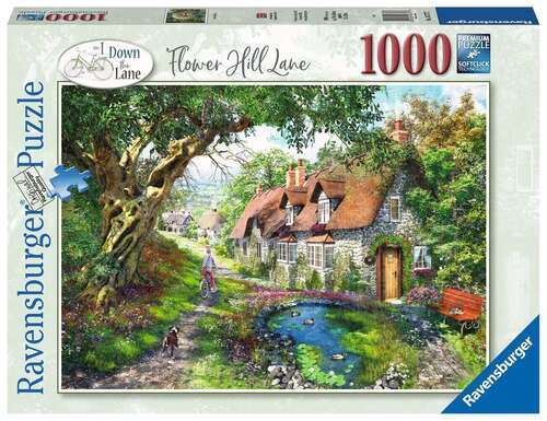 Ravensburger Puzzle 1000pc - Flower Hill Lane
