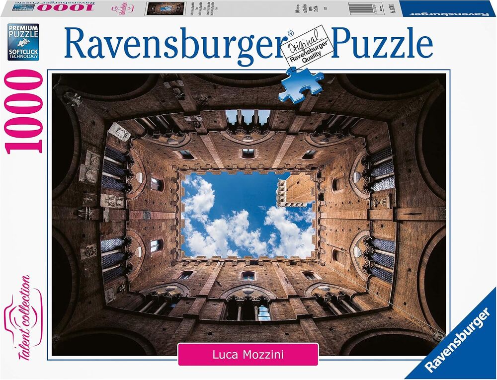 Ravensburger Puzzle 1000pc - Courtyard Palazzo Pubblico Siena