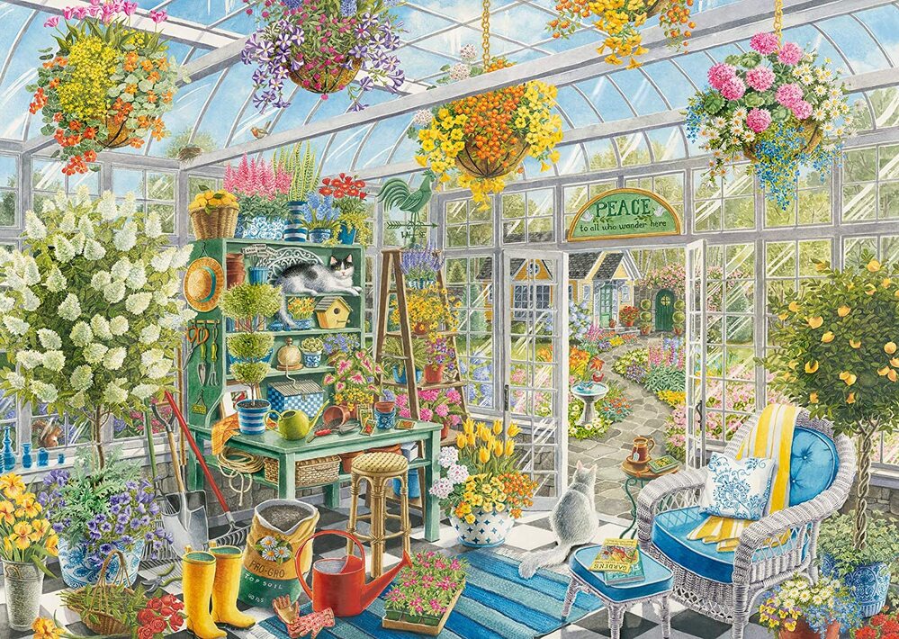 Ravensburger Puzzle 300pc Large Format - Greenhouse Heaven