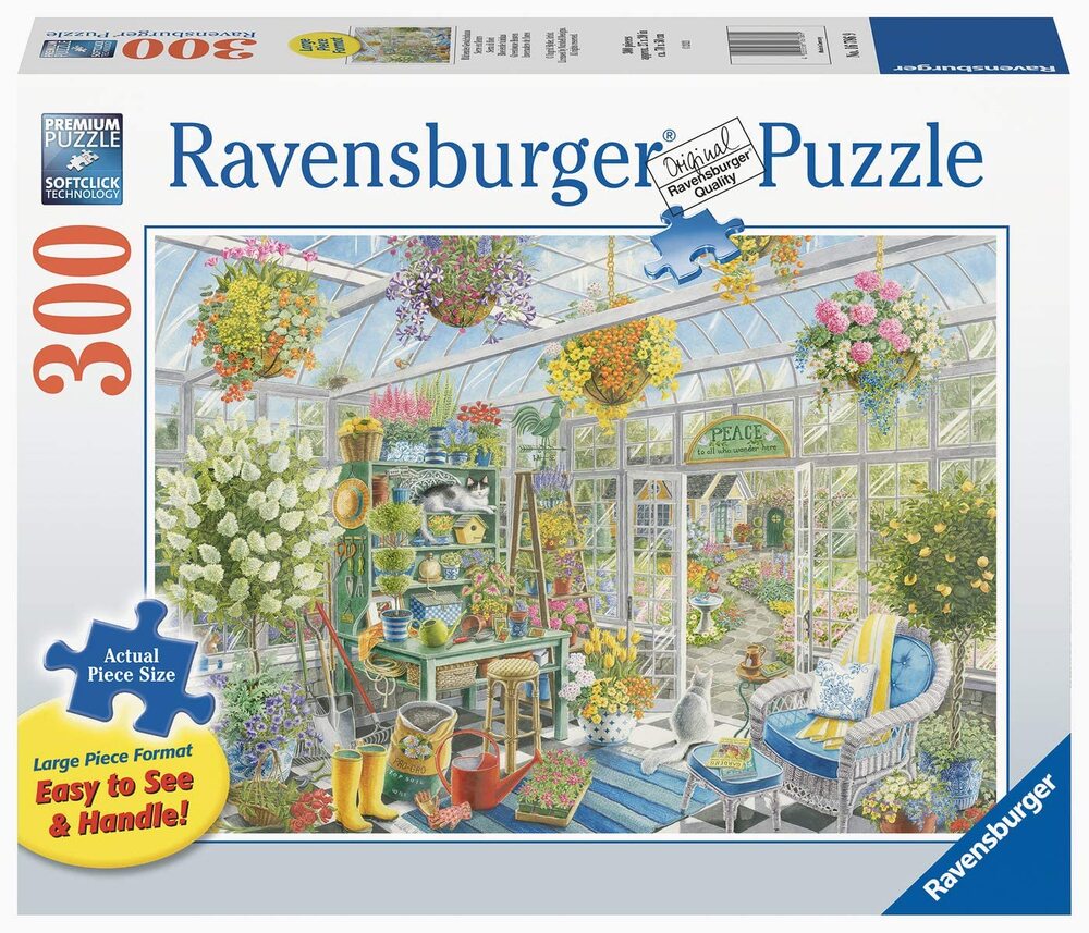 Ravensburger Puzzle 300pc Large Format - Greenhouse Heaven