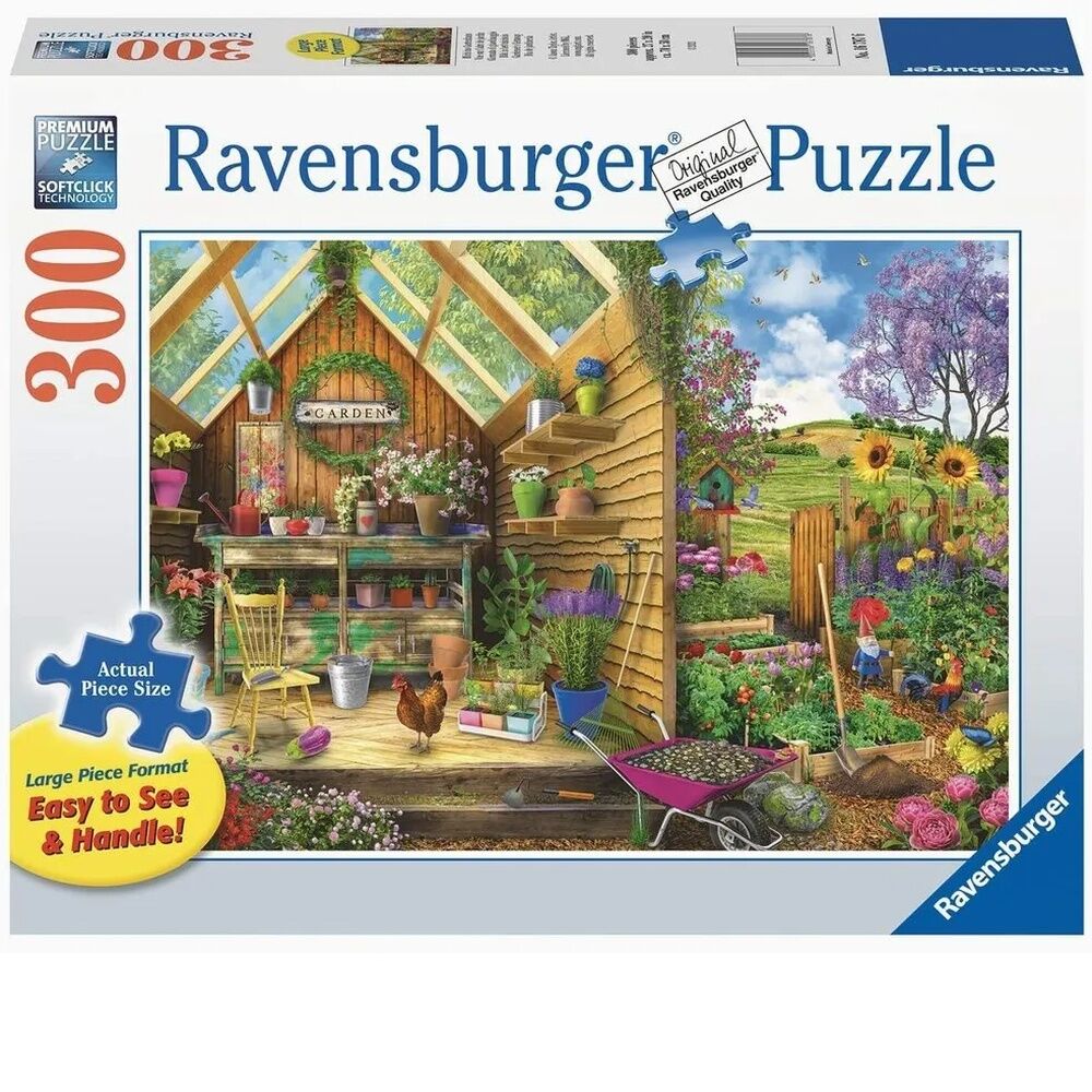Ravensburger Puzzle 300pc Large Format - Gardeners Getaway