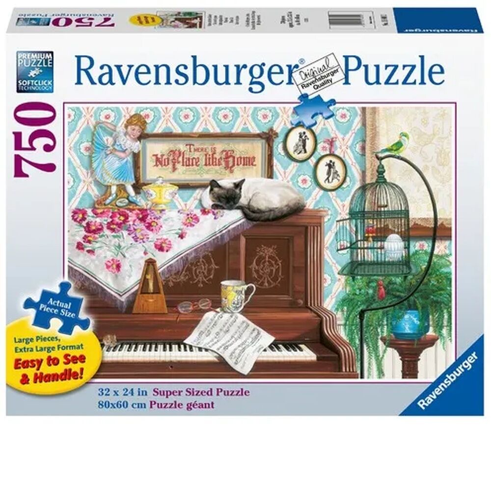 Ravensburger Puzzle 750pc Large Format - Piano Cat