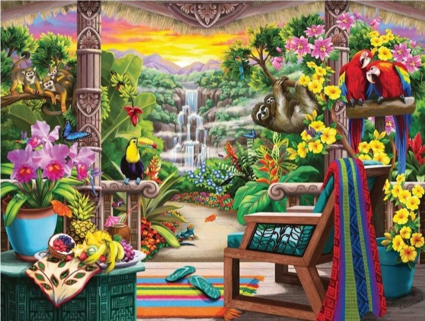 Ravensburger Puzzle 750pc Large Format - Tropical Retreat