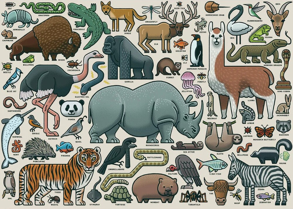 Ravensburger Puzzle 1000pc - You Wild Animal