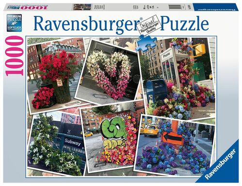 Ravensburger Puzzle 1000pc - NYC Flower Flash