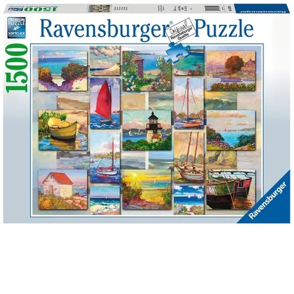 Ravensburger Puzzle 1500pc - Coastal Collage