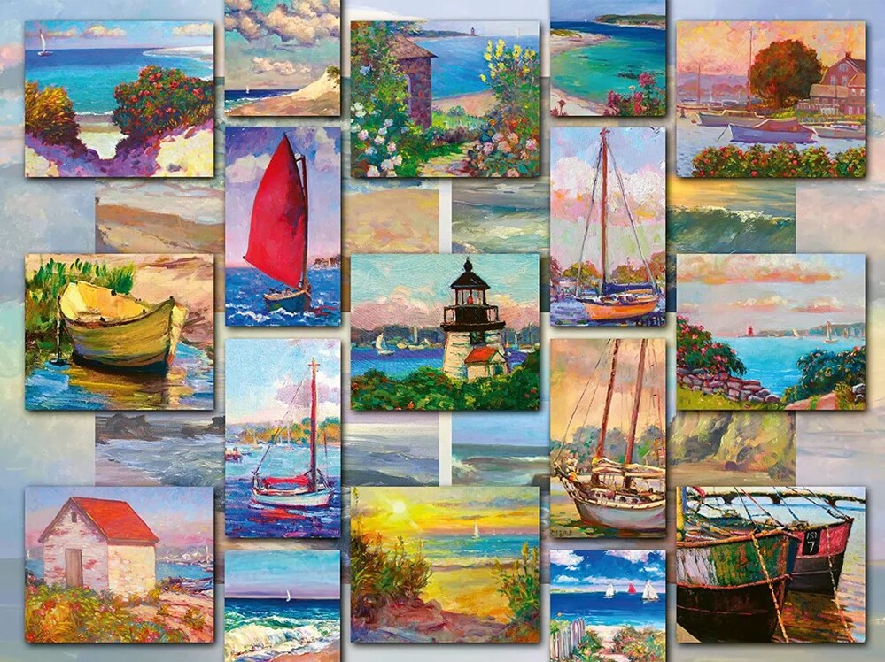 Ravensburger Puzzle 1500pc - Coastal Collage